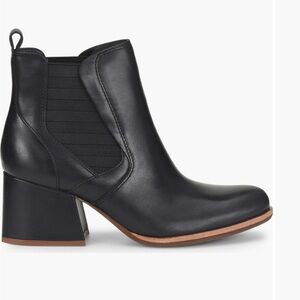 Kork-Ease Albin Bootie Black Leather Size 6.5 Orig $120